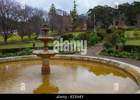 Government Gardens (c.1846) - Port Arthur - Tasmania - Australia Stock Photo