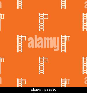 Swedish ladder pattern seamless Stock Vector