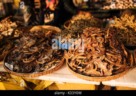 Hsipaw Morning Market, Hsipaw, Shan State, Myanmar, Asia Stock Photo