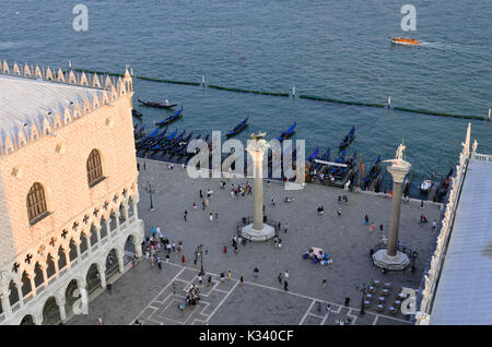 St Mark's Square and Doge's Palace, Venice, Italy Stock Photo