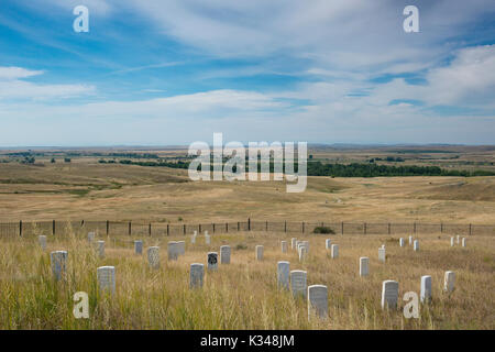 Little Bighorn Battlefield National Monument Stock Photo