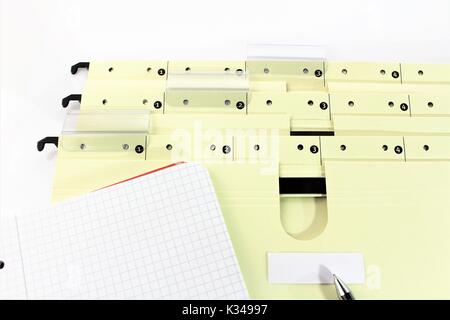 An Image of a binder Stock Photo