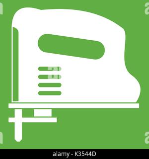 Pneumatic gun icon green Stock Vector