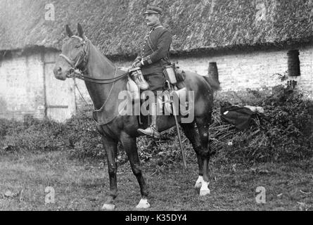 A ww1 mounted trooper Stock Photo - Alamy