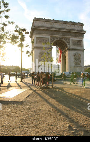 Arc de Triomphe Stock Photo