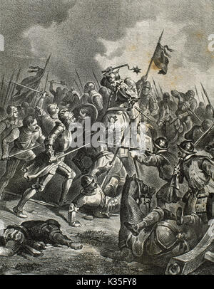 The Italian War of 1542-1546. Battle of Ceresole, 11 April, 1544. The ...