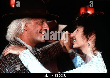 BACK TO THE FUTURE PART III  CHRISTOPHER LLOYD, MARY STEENBURGEN     Date: 1990 Stock Photo