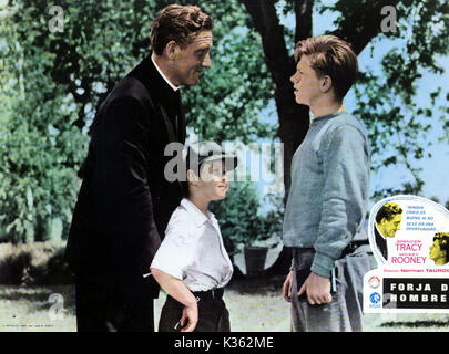 BOYS TOWN SPENCER TRACY, MICKEY ROONEY     Date: 1938 Stock Photo