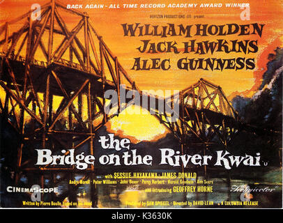 BRIDGE ON THE RIVER KWAI      Date: 1957 Stock Photo