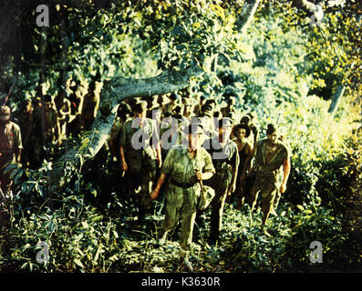 THE BRIDGE ON THE RIVER KWAI  ALEC GUINNESS     Date: 1957 Stock Photo