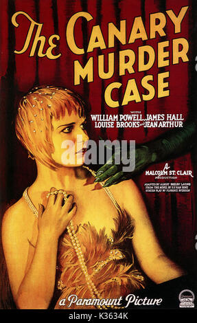 Louise Brooks The Canary Murder Case 1929 Directors: Malcolm St. Clair ...