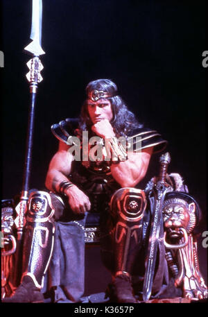 CONAN THE BARBARIAN ARNOLD SCHWARZENEGGER     Date: 1981 Stock Photo