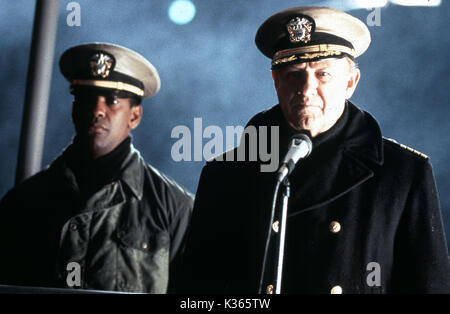 CRIMSON TIDE DON SIMPSON/JERRY BRUCKHEIMER FILMS / HOLLYWOOD PICTURES DENZEL WASHINGTON, GENE HACKMAN     Date: 1995 Stock Photo