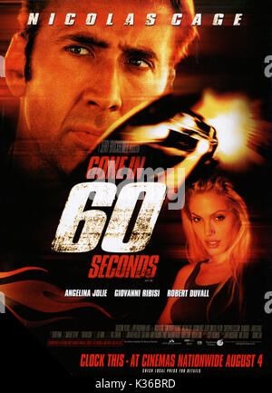 GONE IN 60 SECONDS      Date: 2000 Stock Photo