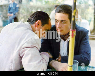 THE GODFATHER PART II PARAMOUNT PICTURES JOHN CAZALE, AL PACINO     Date: 1974 Stock Photo