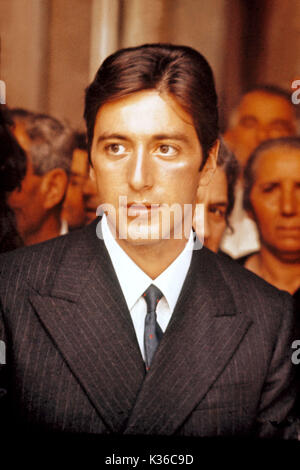 THE GODFATHER AL PACINO as Michael Corleone     Date: 1972 Stock Photo