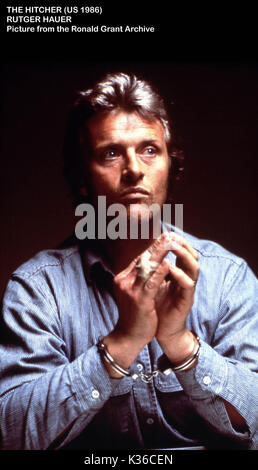 THE HITCHER RUTGER HAUER     Date: 1986 Stock Photo