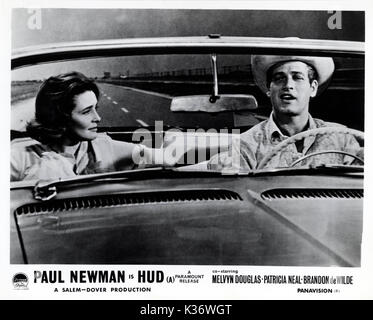 HUD [US 1963 PATRICIA NEAL AND PAUL NEWMAN Stock Photo