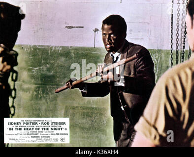 IN THE HEAT OF THE NIGHT SIDNEY POITIER     Date: 1967 Stock Photo
