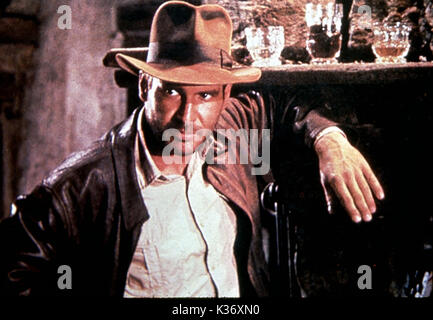 RAIDERS OF THE LOST ARK HARRISON FORD PLEASE CREDIT LUCASFILM     Date: 1981 Stock Photo