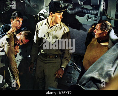 ICE STATION ZEBRA CENTRE AND RIGHT, ROCK HUDSON, ERNEST BORGNINE     Date: 1968 Stock Photo