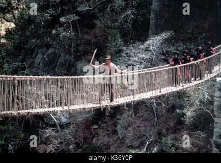 INDIANA JONES AND THE TEMPLE OF DOOM HARRISON FORD     Date: 1984 Stock Photo