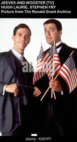 JEEVES AND WOOSTER HUGH LAURIE, STEPHEN FRY Stock Photo