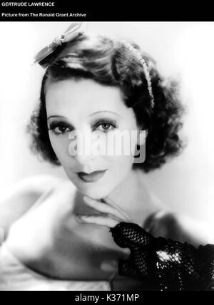 GERTRUDE LAWRENCE Stock Photo