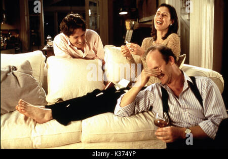 NOTTING HILL HUGH GRANT, GINA McKEE AND HUGH BONNEVILLE A WORKING 