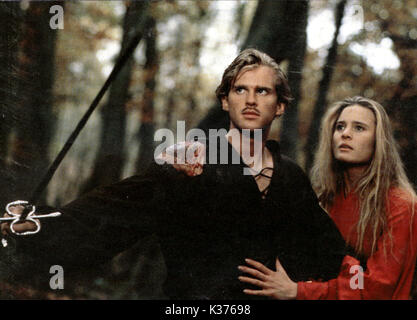 THE PRINCESS BRIDE CARY ELWES AND ROBIN WRIGHT PRNN     Date: 1987 Stock Photo