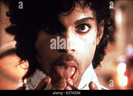 PURPLE RAIN PRINCE Stock Photo