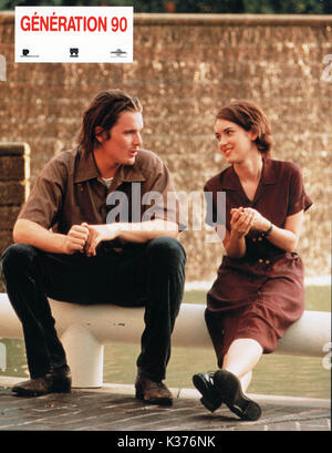 REALITY BITES ETHAN HAWKE AND WINONA RYDER A UNIVERSAL PICTURE     Date: 1994 Stock Photo