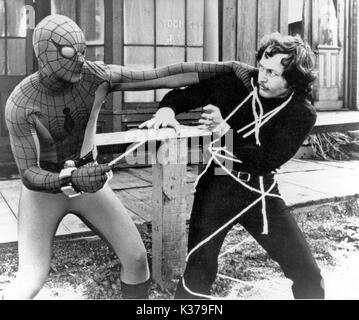 SPIDER-MAN STRIKES BACK NICHOLAS HAMMOND AS SPIDER-MAN   SPIDER-MAN STRIKES BACK (US 1978) Stock Photo