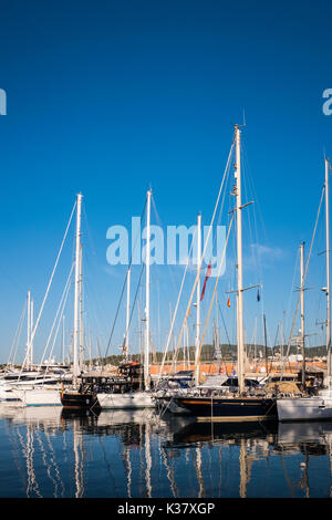 Palma, often called Palma de Mallorca, is the capital and largest city of the Balearic Islands, Spain Stock Photo