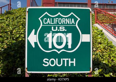 Road Sign in the United States of America Stock Photo