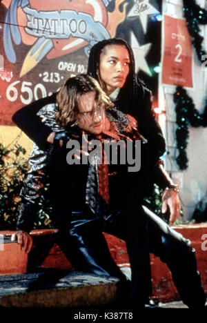 STRANGE DAYS RALPH FIENNES, ANGELA BASSETT     Date: 1995 Stock Photo