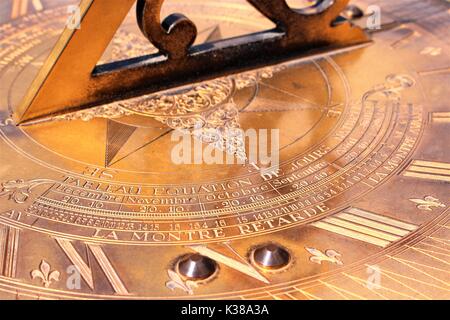 An Image of a sundial - astronomical Stock Photo