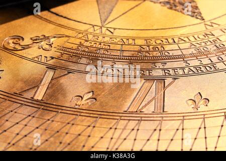 An Image of a sundial - astronomical Stock Photo