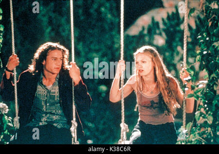 10 THINGS I HATE ABOUT YOU HEATH LEDGER, JULIA STILES     Date: 1999 Stock Photo