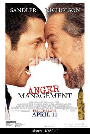 Anger Management 2003 Anger Management Movie Poster. Adam Sandler