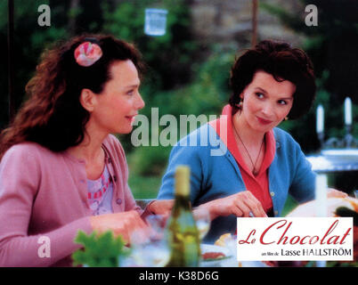 CHOCOLAT LENA OLIN, JULIETTE BINOCHE CHOCOLAT     Date: 2000 Stock Photo