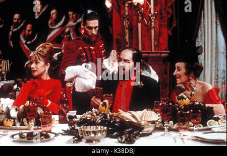 THE COOK, THE THIEF, HIS WIFE AND HER LOVER HELEN MIRREN, MICHAEL GAMBON, LIZ SMITH     Date: 1989 Stock Photo