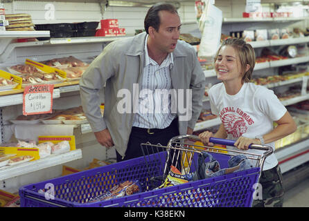 MATCHSTICK MEN NICOLAS CAGE and ALISON LOHMAN Stock Photo