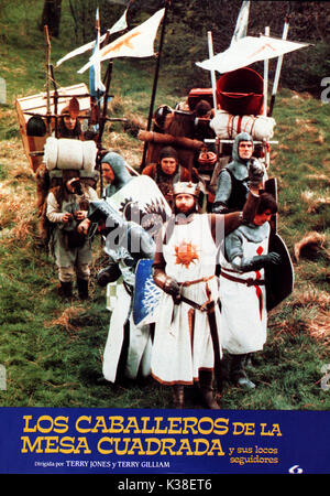 MONTY PYTHON AND THE HOLY GRAIL POSTER     Date: 1975 Stock Photo