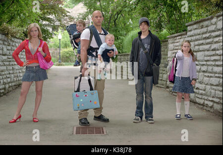 THE PACIFIER BRITTANY SNOW, LOGAN/KEEGAN HOOVER, VIN DIESEL, LUKE / BO VINK as baby, MAX THIERIOT AND MORGAN YORK     Date: 2005 Stock Photo