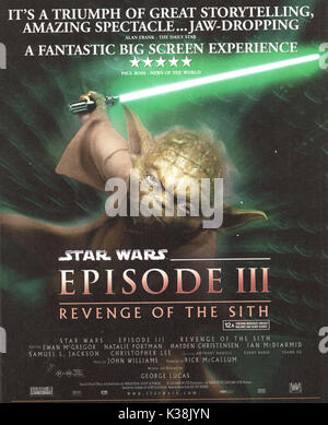 STAR WARS EPISODE III : REVENGE OF THE SITH      Date: 2005 Stock Photo