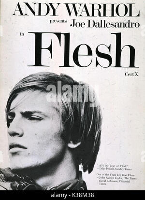 FLESH [ US / 1968 ]  aka ANDY WARHOL'S FLESH  POSTER Stock Photo