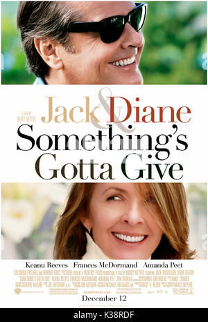 SOMETHING'S GOTTA GIVE [US 2003]     Date: 2003 Stock Photo