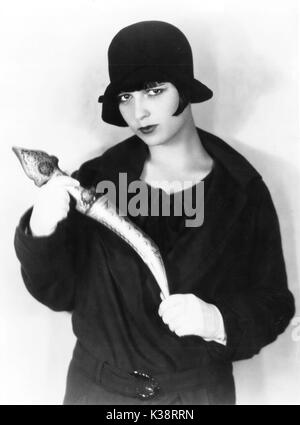 LOUISE BROOKS Silent film actress Stock Photo