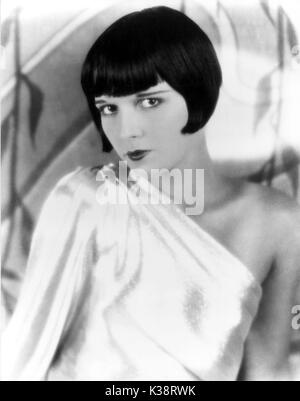 LOUISE BROOKS Silent film actress Stock Photo